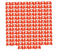 Occhiali per polli, 100 occhiali rossi anti-beccare per polli, per controllo del comportamento e attrezzature agricole