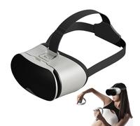 Occhiali per realtà virtuale - Occhiali 3D VR, visore VR mobile | Cuffie da gioco indossabili regolabili per guardare contenuti 3D, immersivo a doppio schermo per film, app, simulazioni