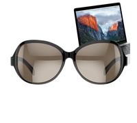 Occhiali per traduzione intelligente - Occhiali per intelligenza artificiale wireless | intelligenti AI con microfono per la riduzione del rumore | Traduttore in reale per chiamate, gui