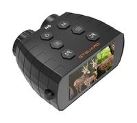 Occhiali per visione notturna, binocolo a infrarossi per adulti, schermo HD da 3 pollici e scheda da 32 GB per caccia, osservazione della fauna selvatica, sicurezza, binocolo può salvare foto e video