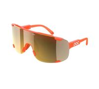 POC Devour Mid, occhiali da sole, fluorescent orange translucent Onesize Fluorescent Orange Translucent