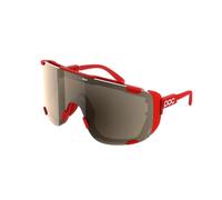 Poc Devour Ultra Sunglasses Rosso Clarity Trail/Partly Sunny Silver/CAT2 Prismane Red / Clarity Trail / Partly Sunny Silver