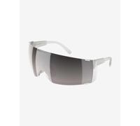 Occhiali POC Propel grigio traslucido lente Clarity Road argento