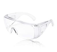 Occhiali Protettivi 12 Pezzi Occhialini Protettivi,Occhiali Sicurezza Occhiali Trasparenti di Protezione Per Uomo E Donna Occhiali con Lente Trasparente da Lavoro Laboratorio Chimica