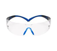 3M Occhiali di protezione SecureFit-SF400 EN 166-1FT stanghette grigio-blu, lenti chiare PC Quantità:1