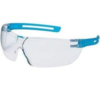 Occhiali protettivi a stanghetta x-fit metal free supravision excellence - lenti in PC trasparenti Uvex blu