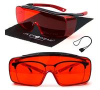 Occhiali protettivi laser professionali 180-540 nm OD6+ per laser verde con lunghezza d'onda di 532 nm, UV/viola e occhiali laser blu, occhiali protettivi per incisione laser, sbiancanti laser, con