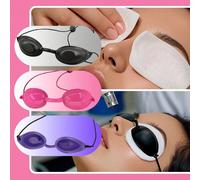 Occhiali protettivi per dispositivo di bellezza laser, adatti per prendere il sole, colore nero opaco, per il ringiovanimento della pelle a fotoni, per la pulizia delle sopracciglia, occhiali sfumati