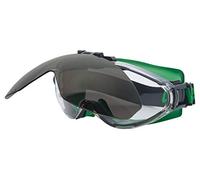 Occhiali protettivi per la saldatura (3) uvex ultrasonic flip-up ,Nero/Verde,Unica
