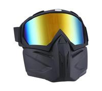 Occhiali protettivi per moto, maschera integrale anti-appannamento, rimovibili, per la guida, per saldatura, lavori di costruzione, golf, ciclismo, lavoro, sport, attività all'aperto, motocross, dirt