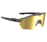 Occhiali race rx matte khaki nero lente idrofobica gialla
