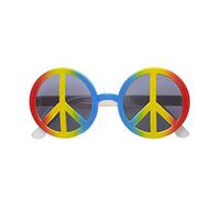 Occhiali Rotondi Multicolore 'Love and Peace'