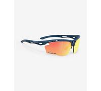 Occhiali Rudy Project Propulse blu scuro opaco con lenti RP Optics Multilaser arancione
