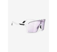 Occhiali Rudy Project Spinshield bianco opaco lente ImpactX Photochromic 2 Laser lilla