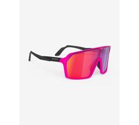 Occhiali Rudy Project Spinshield nero scuro rosa lente RP OPTICS Multilaser Red