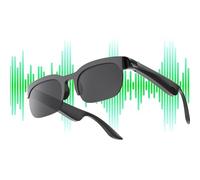 Occhiali senza fili per donne - Occhiali audio senza fili integrati - audio solare con cornice leggera, chiamata, orecchio aperto, musica e protezione UV per unisex, lavoro, all'aperto, gioco, gioco,