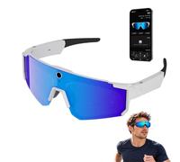 Occhiali Smart Con Intelligenza Artificiale E Fotocamera Da 8 Megapixel B | Algoritmi Di Intelligenza Artificiale,Identificazione Automatica,Traduzione In Tempo Reale,Chiamate Vocali,Bluetooth
