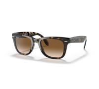 Occhiali sole RAY-BAN Folding Wayfarer RB4105 710/51 50 Light Havana Clear Gradi