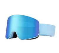 Occhiali sportivi con montatura in TPU, specchio per PC, cilindrici, ampio campo visivo, da uomo e da donna, con lenti singole e doppie, occhiali da sci a doppio strato, antiappannamento, magnetici,