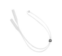 Occhiali sportivi Slicone in Silicone - Occhiali da lettura con cordino per fissaggio | Cinturino per occhiali sportivi, fermata con cordino per occhiali da sole regolabile per uomo, bianco, Se