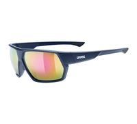 Uvex Sportstyle 238, occhiali da sole, blu/grigio Onesize Deep Space Matte