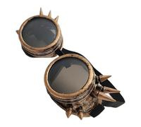Occhiali Steampunk Vittoriana | Occhiali Da Sole Gotici Polarizzati Rotondi Retrò Per Halloween E Cosplay | Proppetti Vintage Per Il Trucco Per Feste, Festival E Incontri | Elegante Accessorio Per