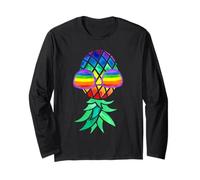 Occhiali Swingers a forma di ananas capovolto con bandiera del Pride Maglia a Manica