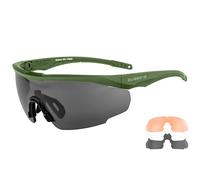 Swisseye Blackhawk, occhiali sportivi male Oliva