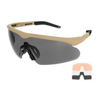 Swisseye Raptor Pro, occhiali sportivi male Beige (Coyote)