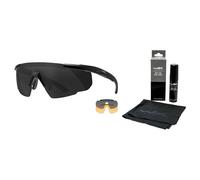 Occhiali tattici Wiley X Saber Advanced Set 2in1 con kit antiappannamento - Smoke Grey/Light Rust/Matte Black