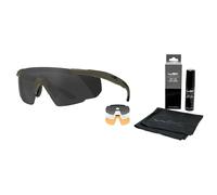 Occhiali tattici Wiley X Saber Advanced Set 3in1 - Grigio/Trasparente/Light Rust/OD Green + Kit detergente antiappannamento - set