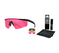 Occhiali tattici Wiley X Saber Advanced Set 3in1 - Smoke/Rust/Vermillion/Matte Black + kit detergente antiappannamento - set