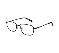 Occhiali Timberland TB1844 002 Neri Rettangolari In Metallo Per Uomo 53M