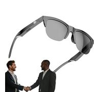Occhiali Traduttore AI Real-TimeTradurre Voice-To-Text | Traduzione linguistica Occhiali Wireless per Uomini Donne Adulti Guida Giornaliera Viaggi Affari Conferenze accademiche