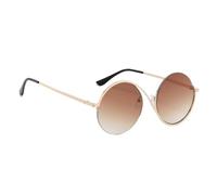 Occhiali ultra leggeri, occhiali protettivi UV | Occhiali da sole a metà telaio in metallo da uomo | Occhiali retrò semi-mondi alla moda per le uscite quotidiane, vacanze alla pla, Tè Gradiente