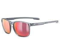 Occhiali uvex lgl 52 fume rosso specchiato