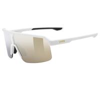 Occhiali uvex ramp bianco oro specchiato