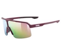 Occhiali uvex ramp bordeaux rosa specchio