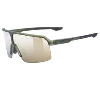 Occhiali uvex ramp verde oro specchiato
