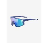 Occhiali Uvex Skyrise blu con lente a specchio blu bambini