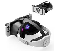 Occhiali VR aggiornati per Nintendo Switch/Switch OLED, cuffie per realtà virtuale 3D, accessori per giochi con lenti HD regolabili e cinturino Elite, occhiali Switch VR Labo