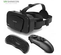 Occhiali VR con schermo gigante originale G10 IMAX Scatola per realtà virtuale 3D Casco in cartone Google per smartphone da 4,7-7", joystick abbinato