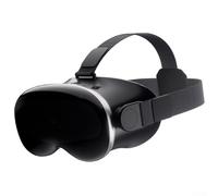 Occhiali VR per smartphone: cuffie 3D per realtà virtuale con campo visivo a 98°, protezione per gli occhi e portatori di occhiali compatibili, colore nero