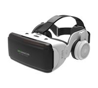 Occhiali VR per smartphone, visore di realtà virtuale 3D con lenti regolabili e fascia per la testa, occhiali VR per film/giochi immersivi compatibili con iOS e Android ABS