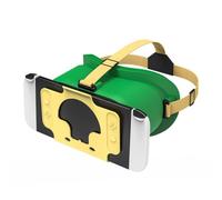 Occhiali VR progettati per Nintendo Switch Esperienza di gioco come mai prima d'ora con vestibilità comoda e profondità 3D (verde)