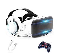 Occhiali VR, Visore Realtà Virtuale, Cuffie 3D VR Compatibile con Tutti Gli, Lente Regolabile per Film e Giochi 3D, per iPhone 13 Pro Max/13 Pro/13/12/11, per Samsung Galaxy S21, Huawei, Xiaomi