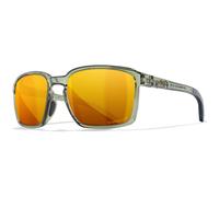 Occhiali Wiley X WX Alfa Polarizzato Lente Specchio Bronzo Oliva/Grigio Telaio