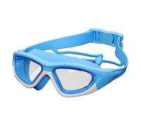 Occhialini da nuoto anti-UV per bambini, occhiali da nuoto regolabili in silicone con tappo per le orecchie per ragazzi e ragazze - accessori per sport acquatici