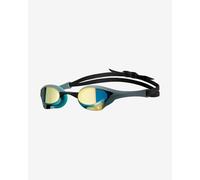 Occhialini da nuoto Arena Cobra Ultra Swipe grigio nero con lenti specchiate blu verde