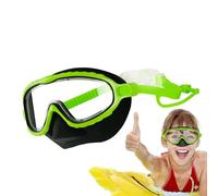 Occhialini Da Nuoto Bambini - Maschera Da Sub Con Protezione Nasale | Maschera Da Immersione Per Bambini | Protezione Anti-Appannamento E Anti-UV, Visuale Panoramica 180°, Tenuta Stagna Impermeabile,